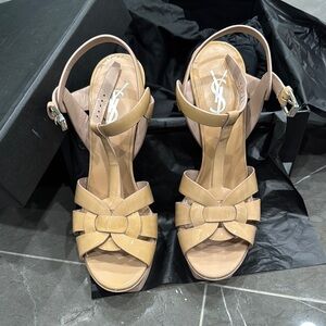 YSL nude heels